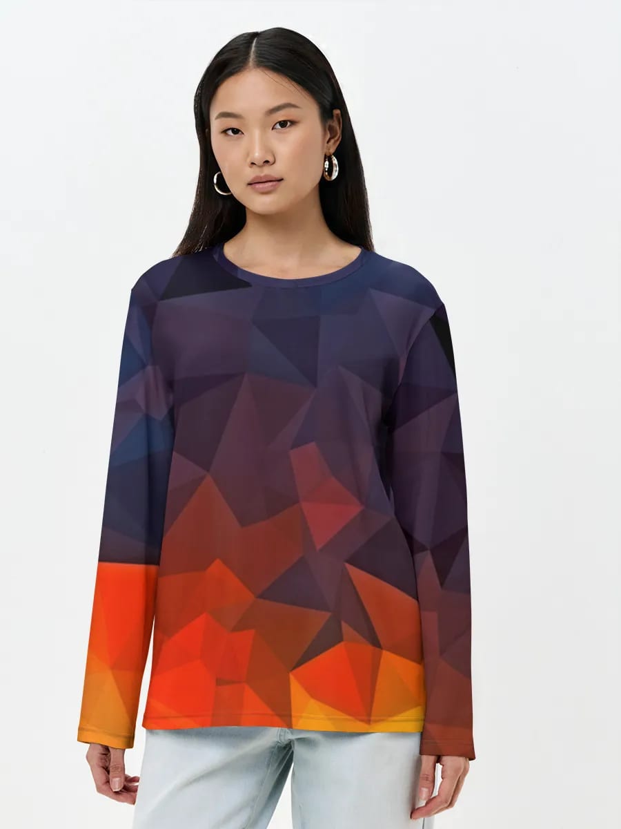 Dégradé de Couleurs Low Poly