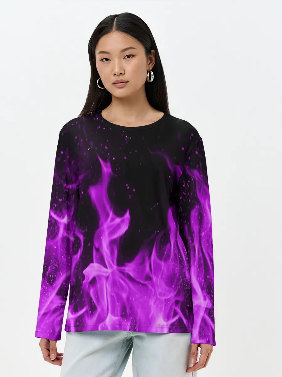 Lila Neon-Flammen