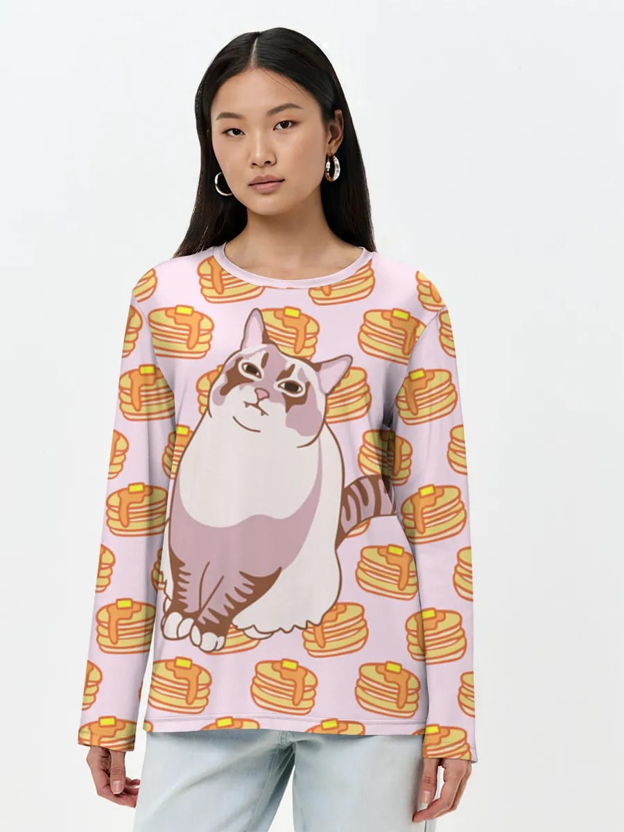 パンケーキ好きの猫