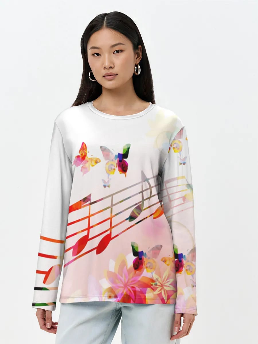 Butterfly Music Notes