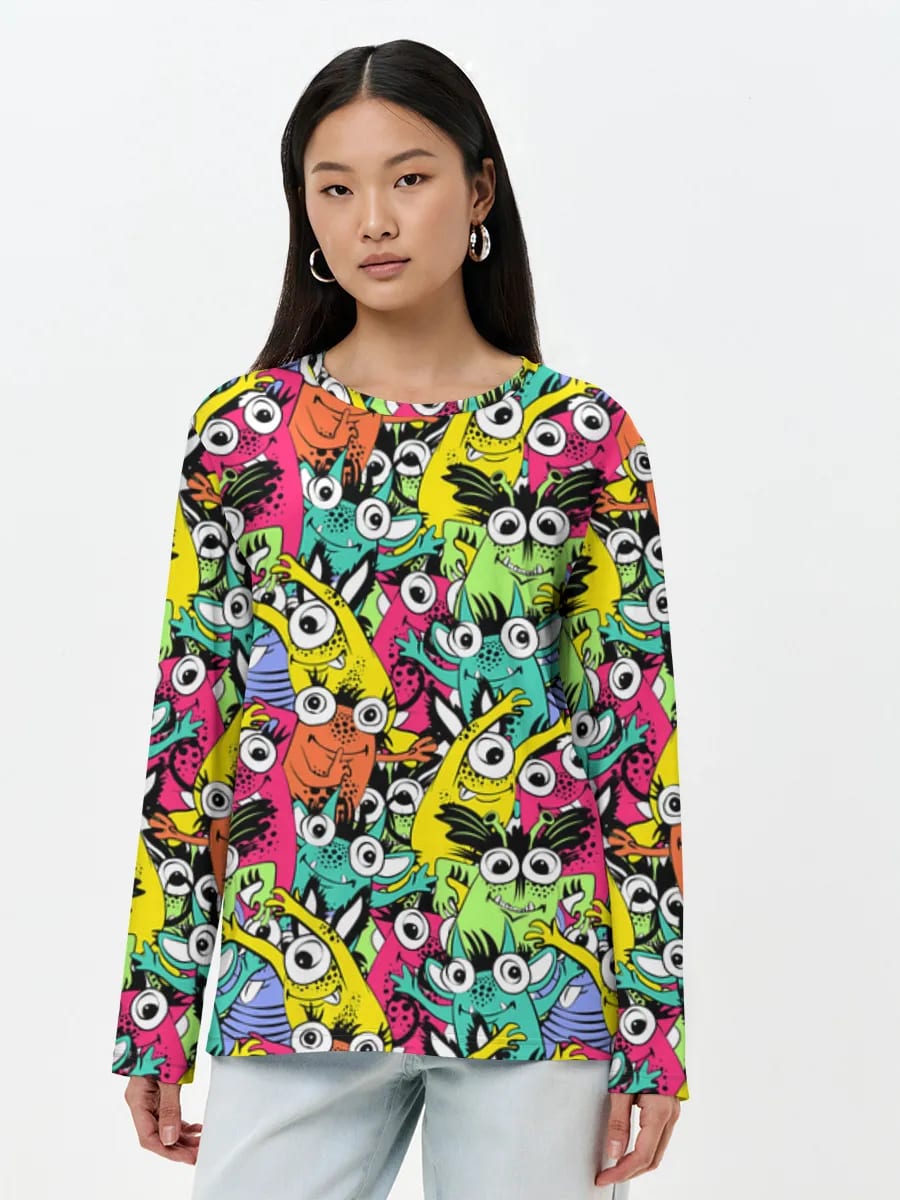 Neon Cartoon Monsters
