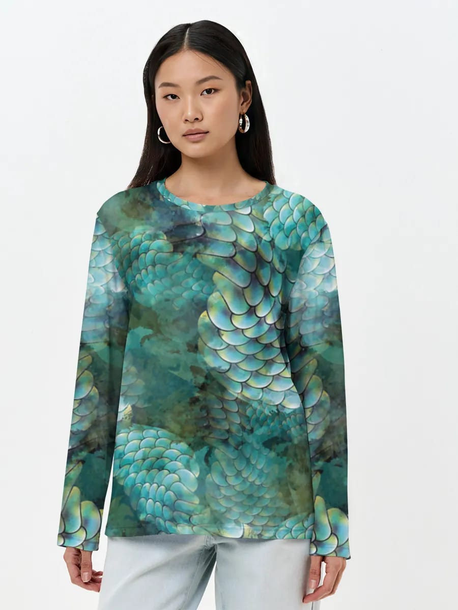 Teal Mermaid Scales