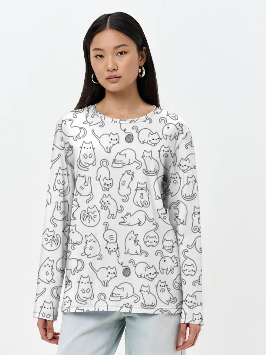 Niedliche Katzen-Doodles