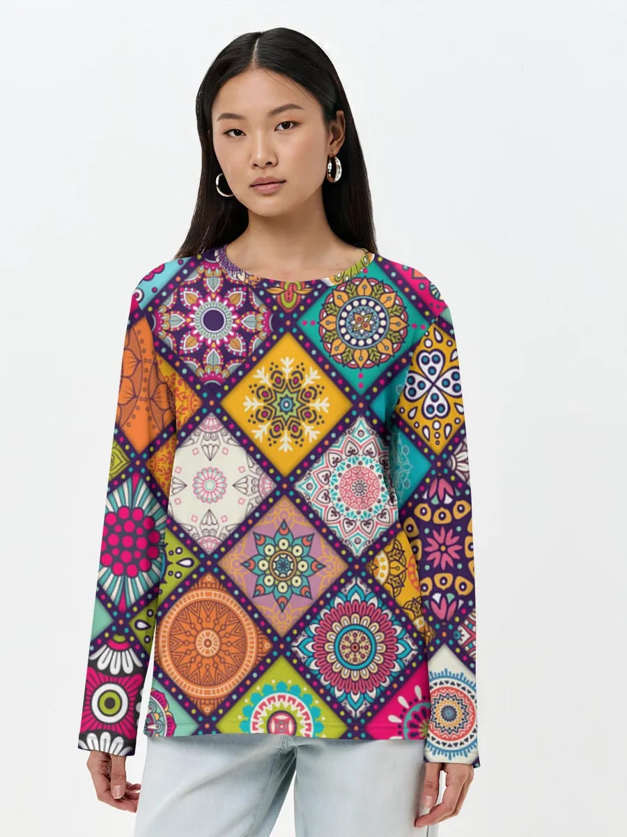 Colorful Boho Mandala Mosaic