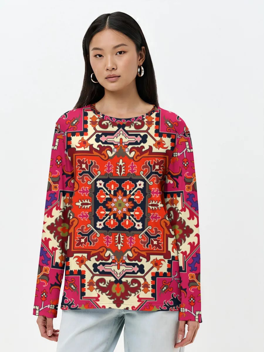 Vibrant Persian Rug Motif