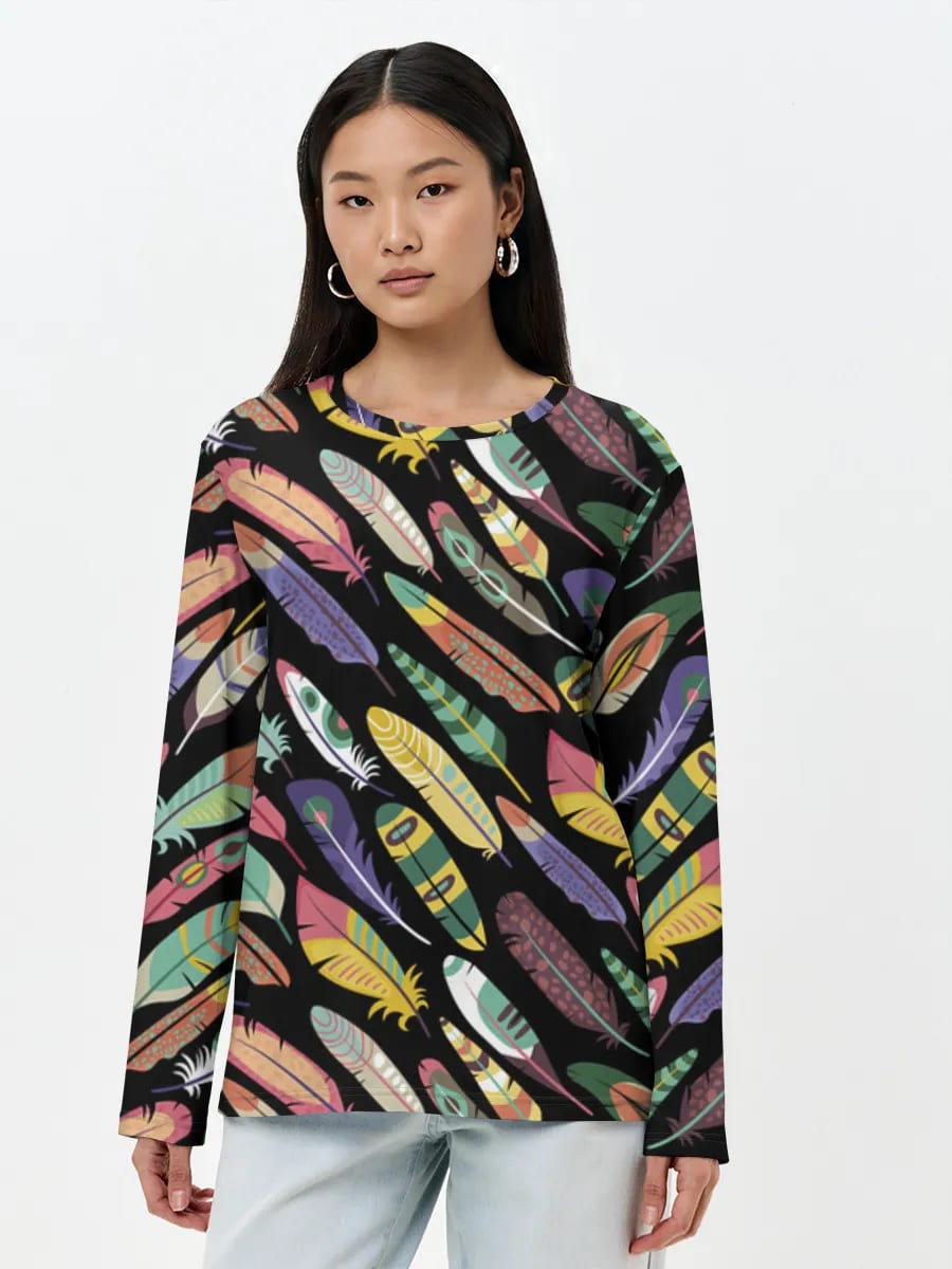 Colorful Feather Scatter