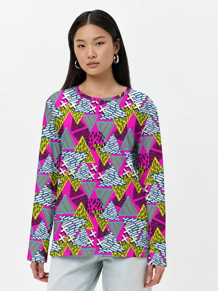 Neon Memphis Geometric Shapes