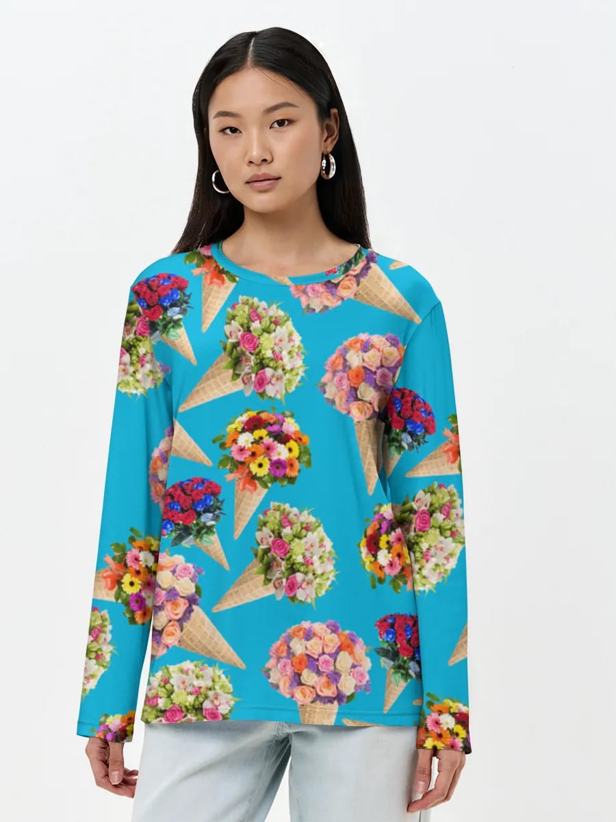 Florale Eiswaffeln