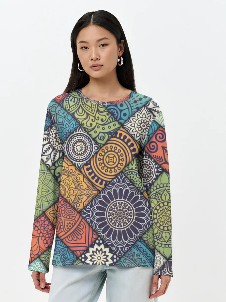 Colorful Mandala Mosaic