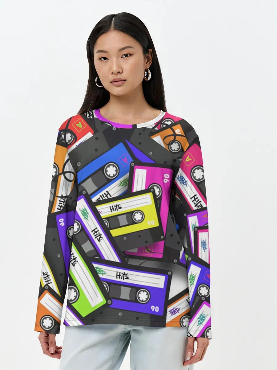 Colorful Cassette Tape Pile