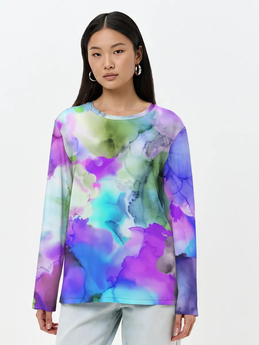 Vibrant Alcohol Ink Clouds