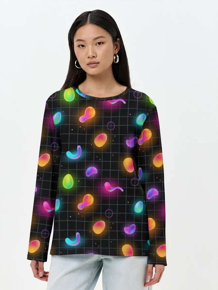 Neon Abstract Grid