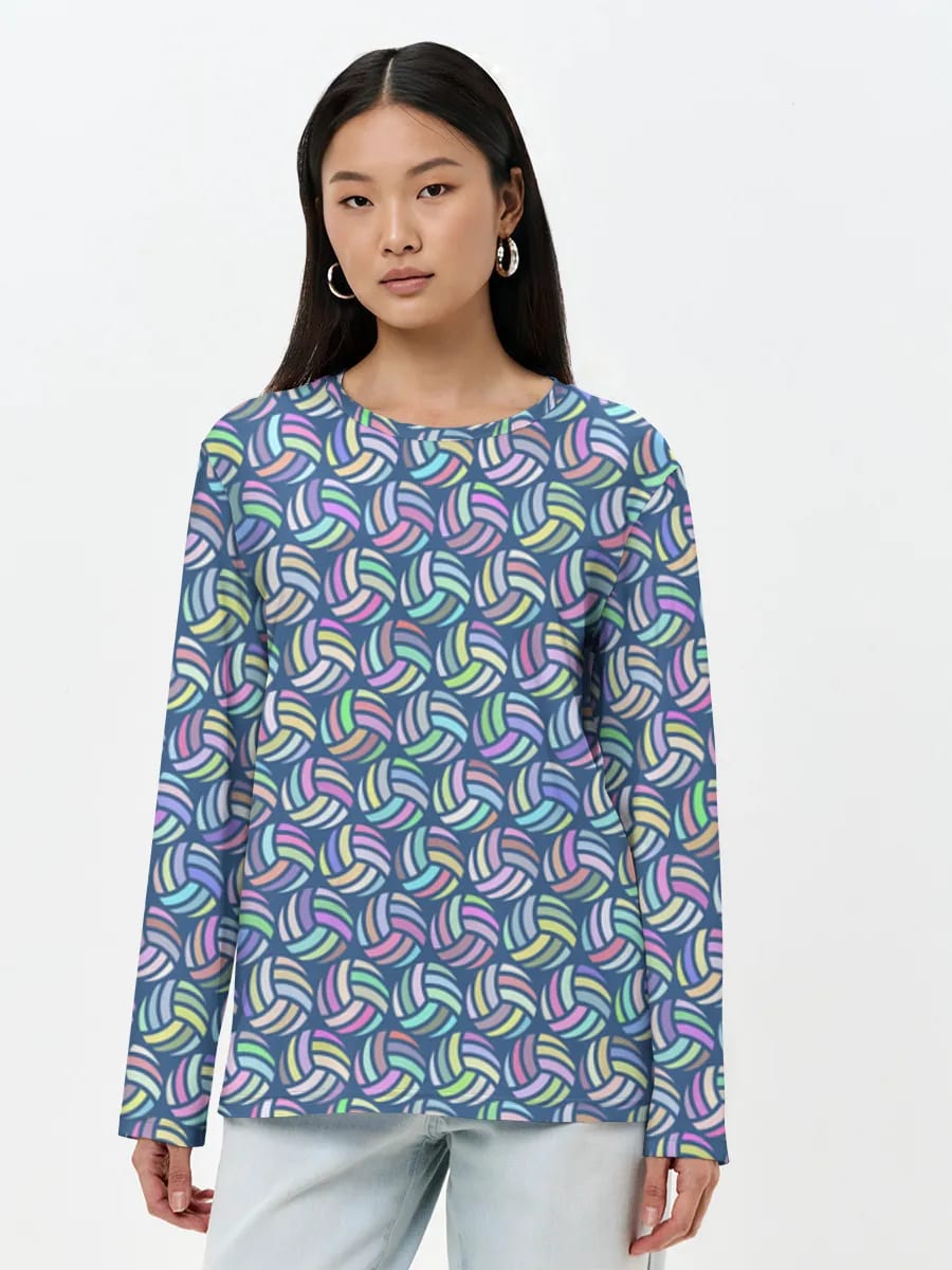 Pastel Rainbow Geometric Waves