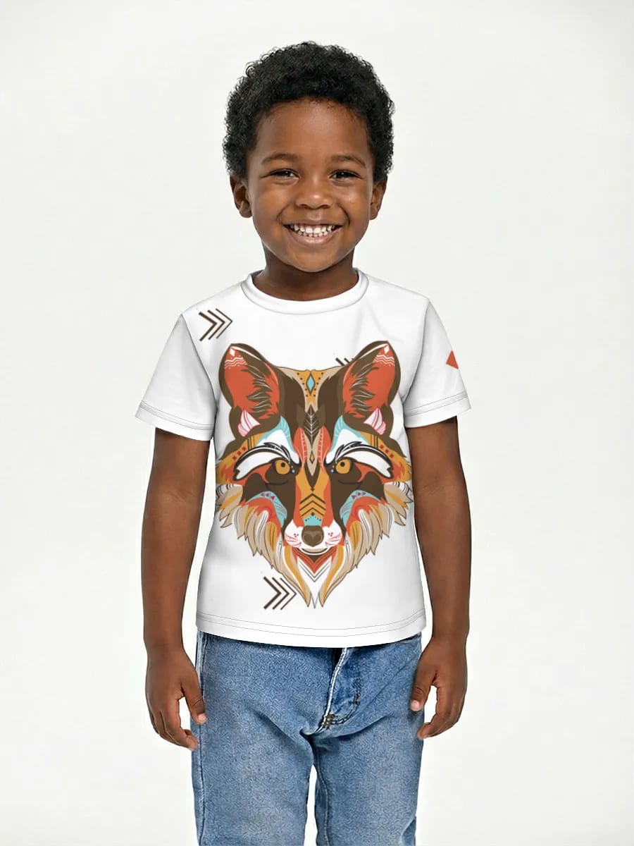 Geometric Tribal Fox Head