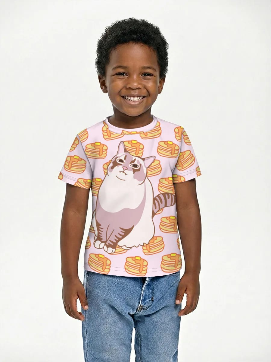 Pancake Loving Cat