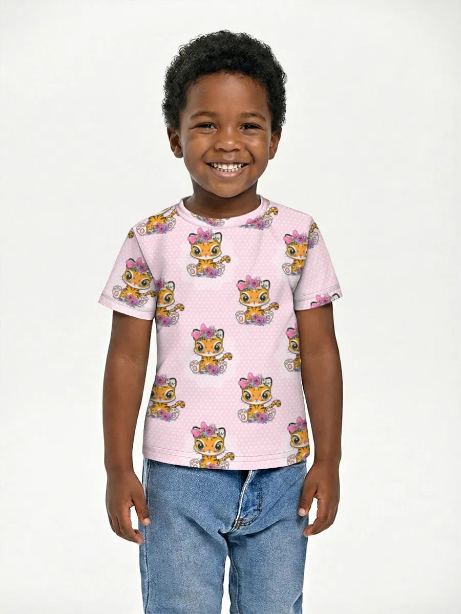 Kawaii Floral Tiger Cub