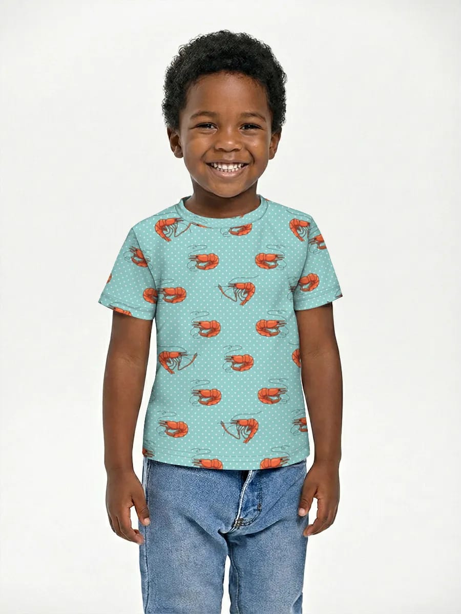 Shrimp Polka Dot Print