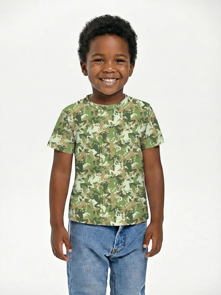 Frog Camouflage Print