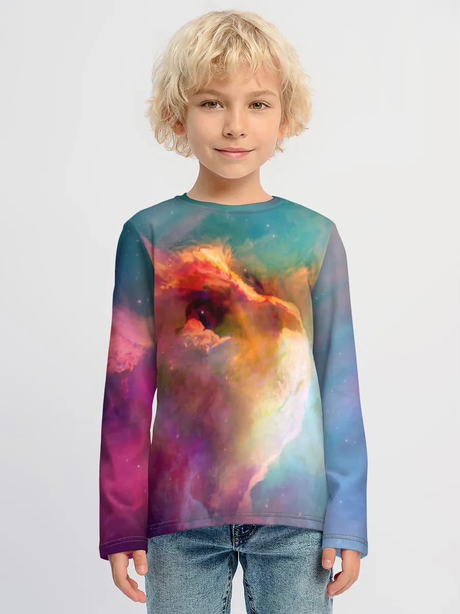Paisaje onírico de la nebulosa cósmica