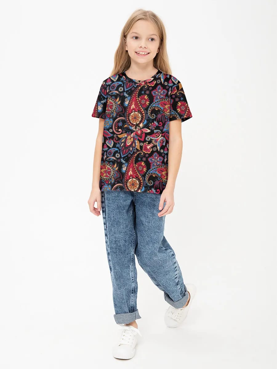 Boho paisley gulburon girdoblar
