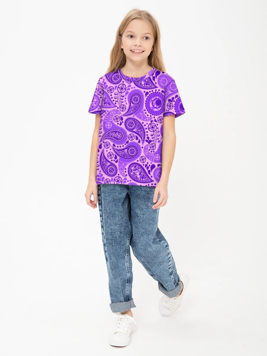 Art Bandana Cachemire Violet