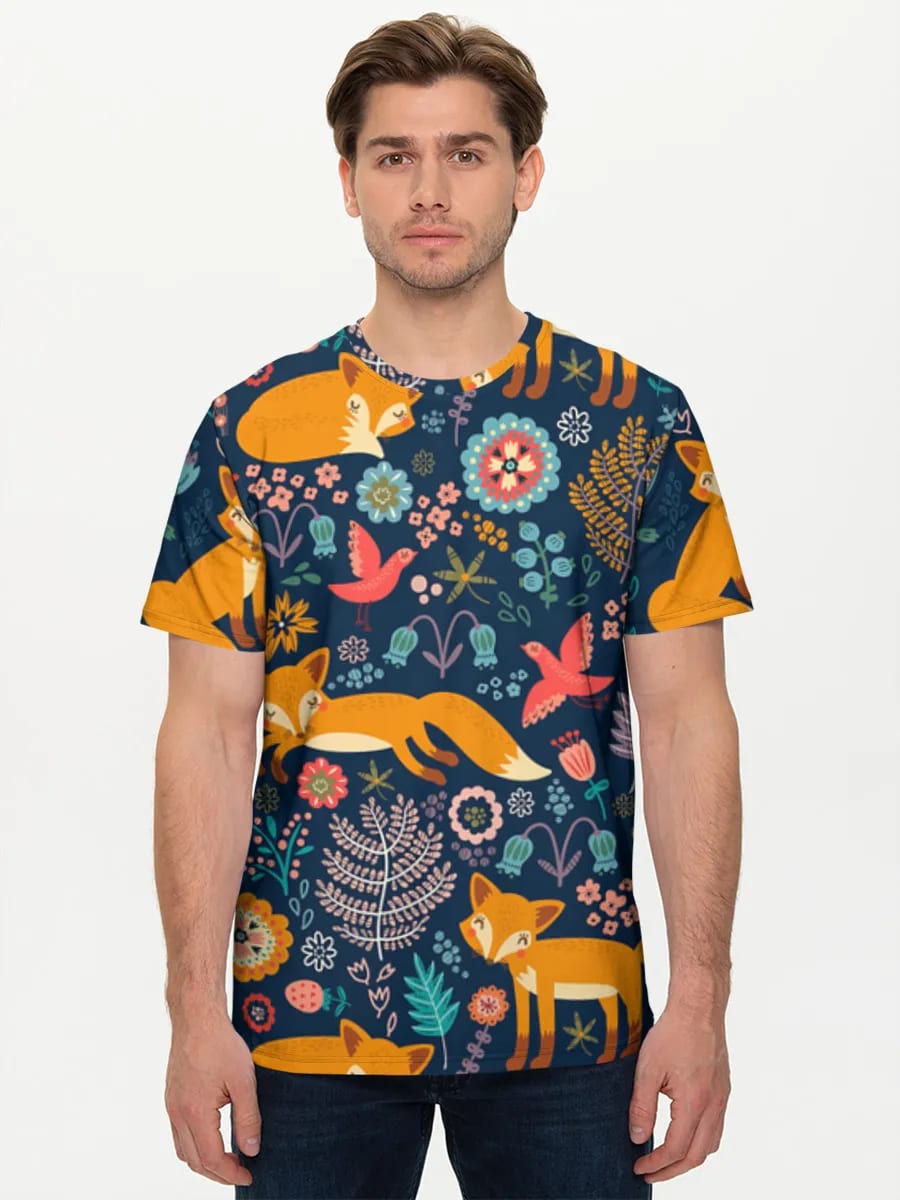 Renard des Bois Floral