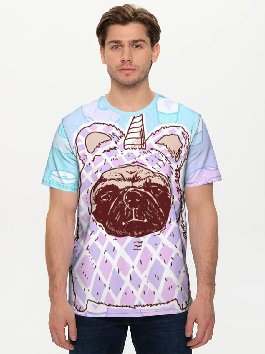 Pug Unicorn Pastel Vibes