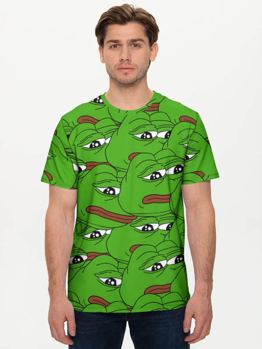 Sad Frog Meme Collage