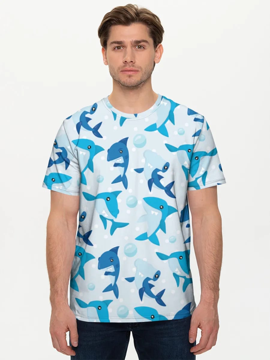 Cute Blue Sharks