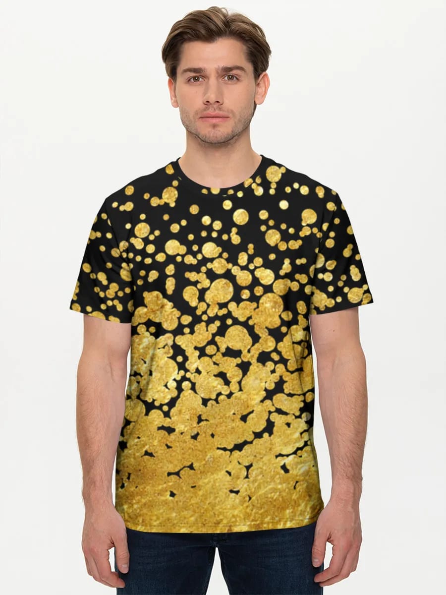 Gold Glitter Confetti Burst
