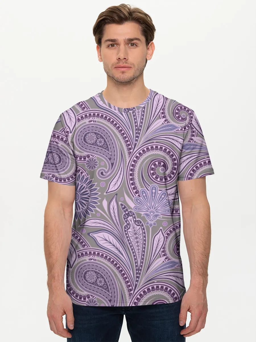 Purple Paisley Florals