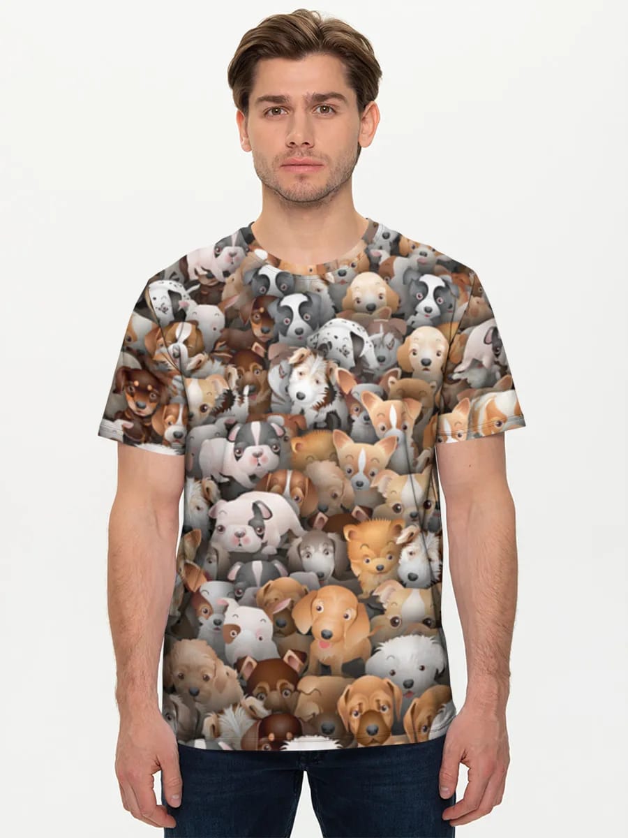 Cute Puppy Crowd