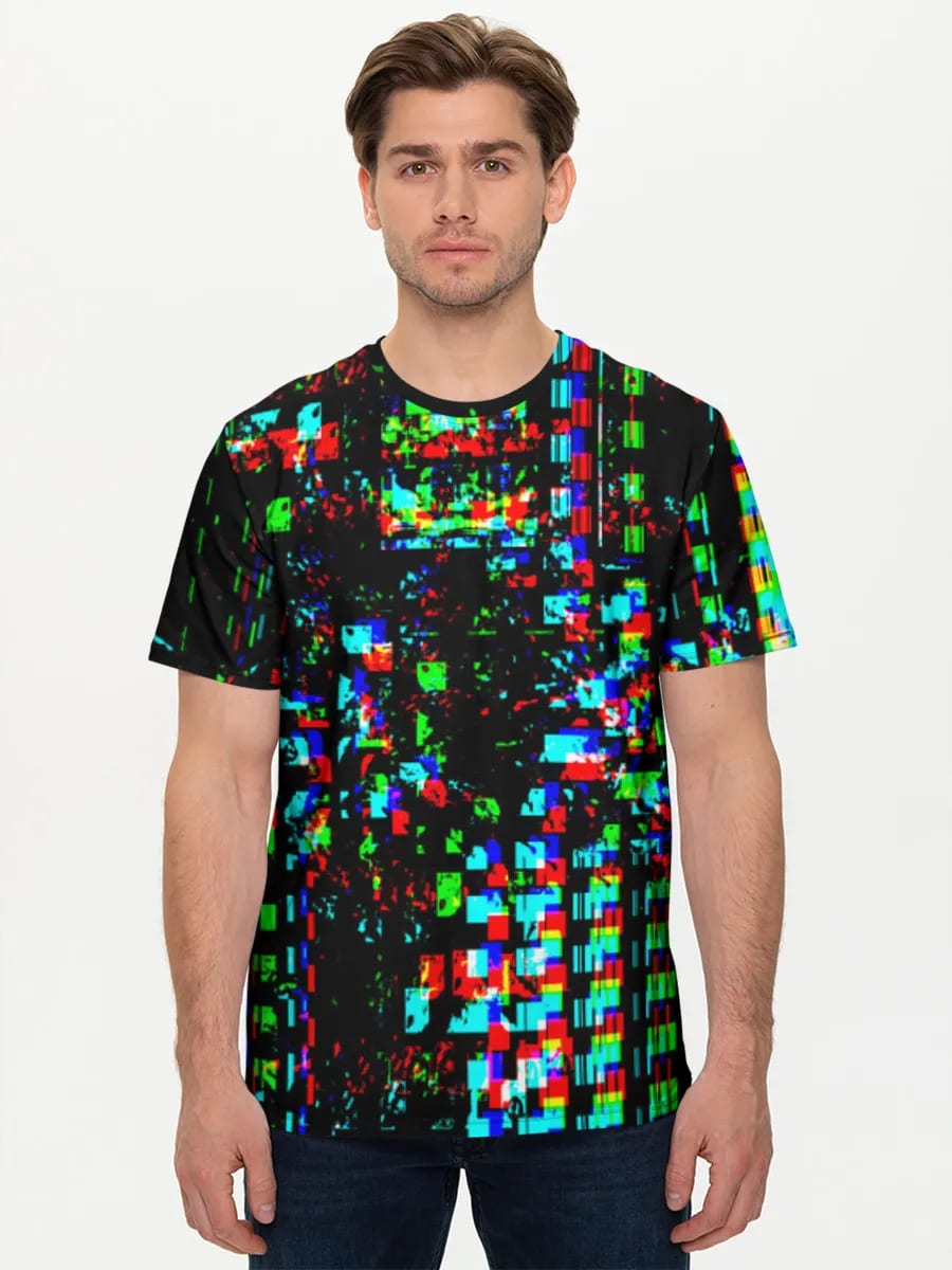 Neon Glitch Pixel-Chaos