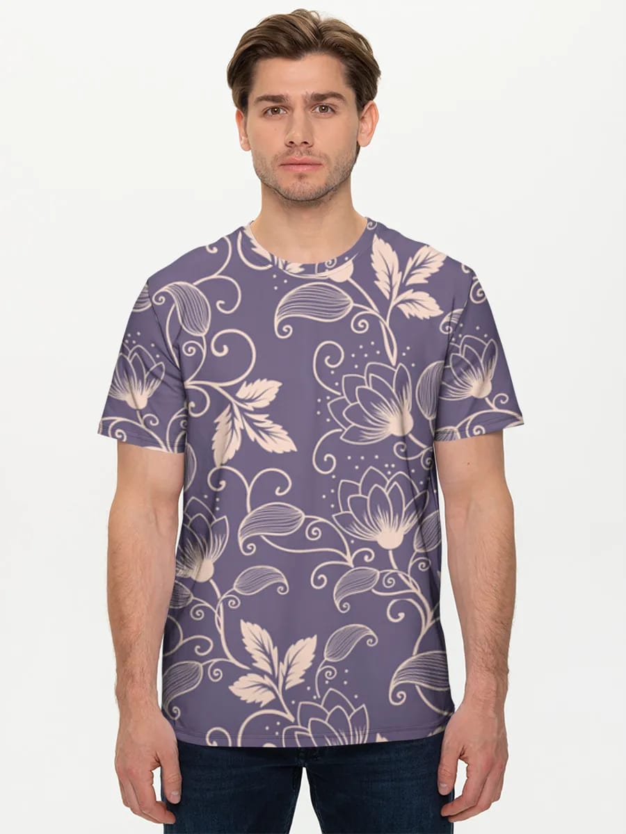 Lavender Floral Vines