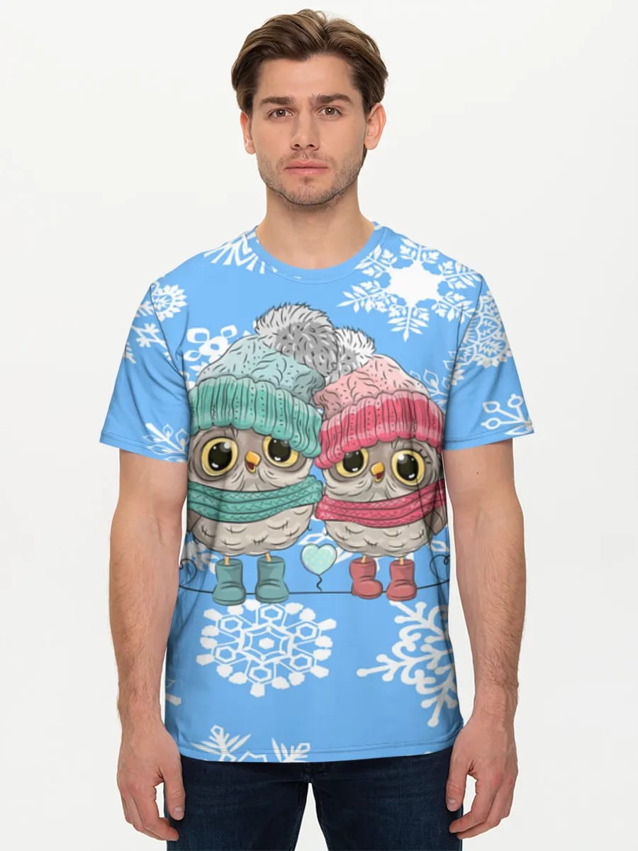 Cozy Winter Owl Couple