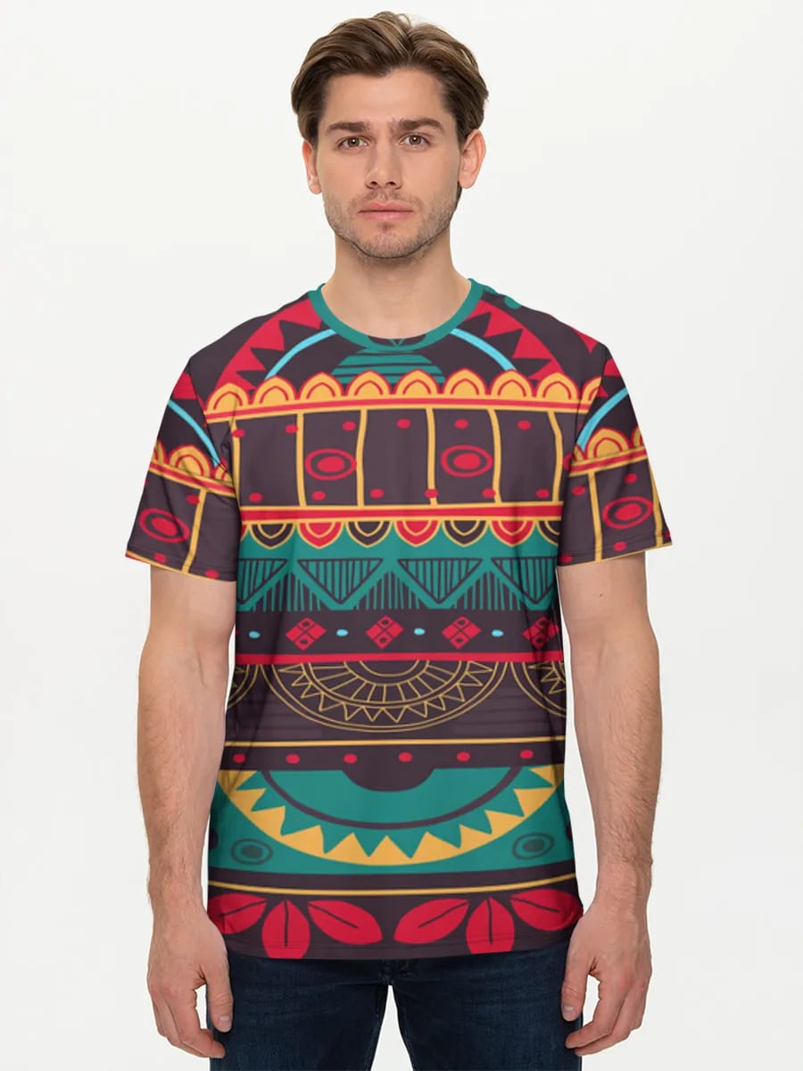 Boho Tribal Geometric Stripes