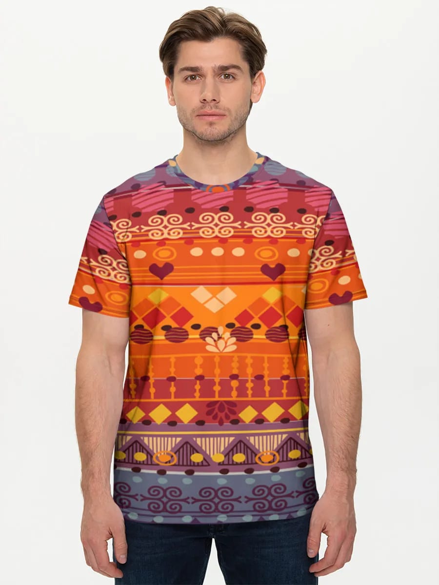 Boho Geometric Stripes