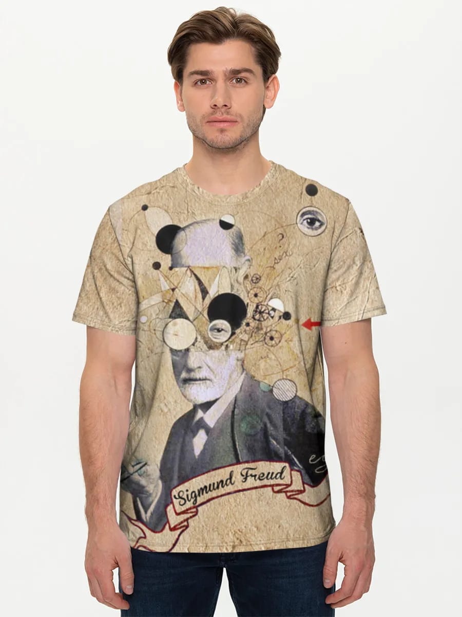 Collage surrealista de Sigmund Freud