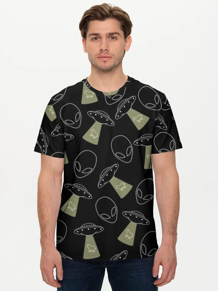Alien UFO Cow Abduction