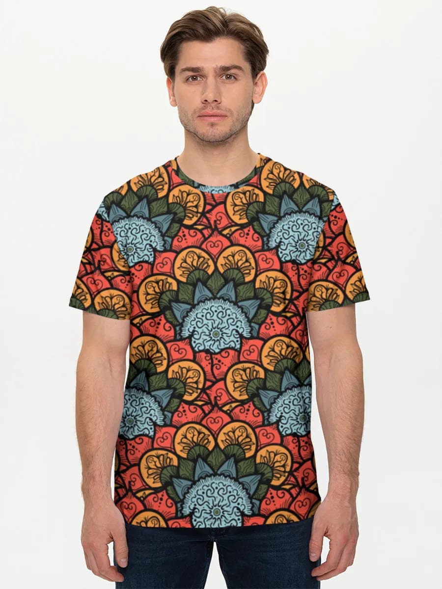 Retro Floral Mandala Blooms