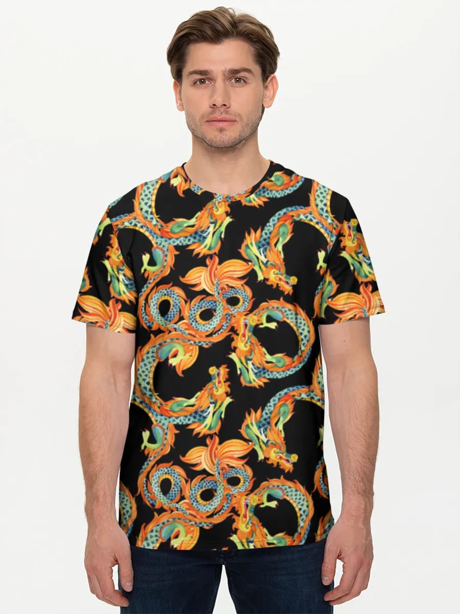Flame Coiled Dragons