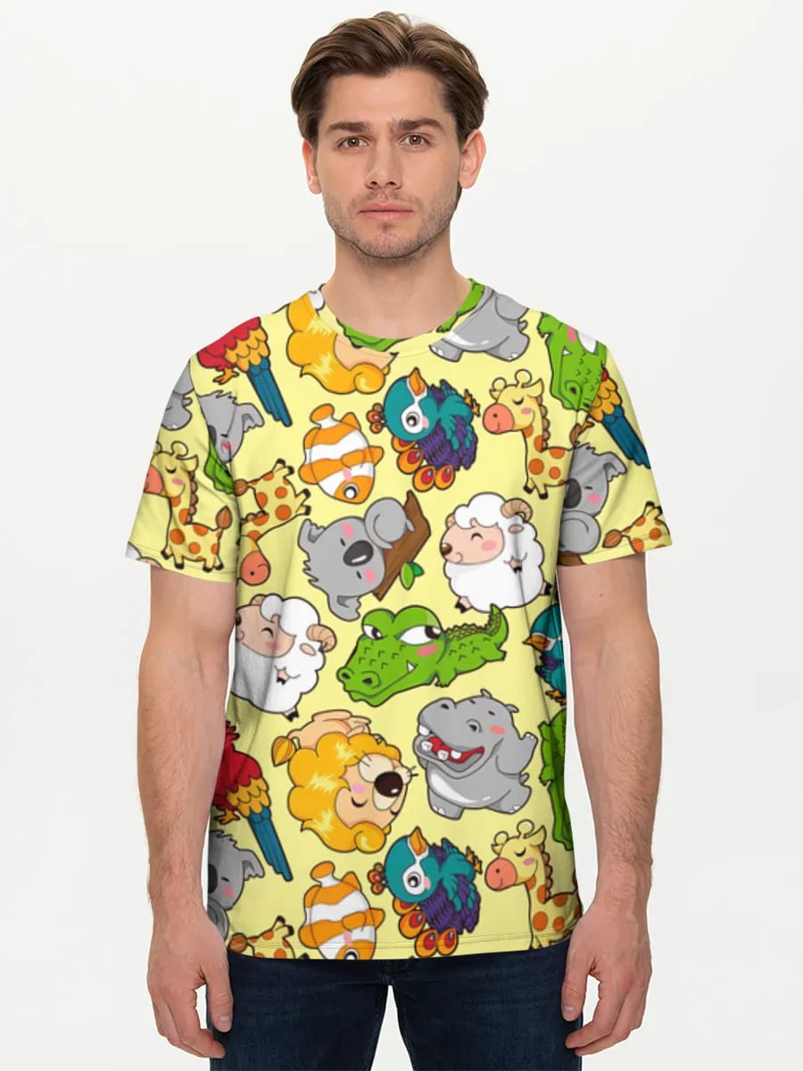 Mélange d'Animaux de Dessin Animé Mignons