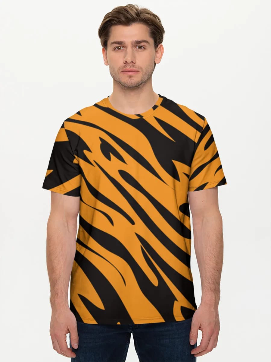 Orange Tiger Stripes