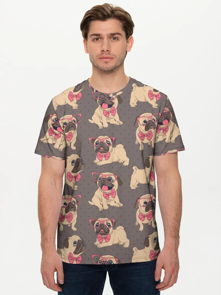 Cute Pug With Glasses