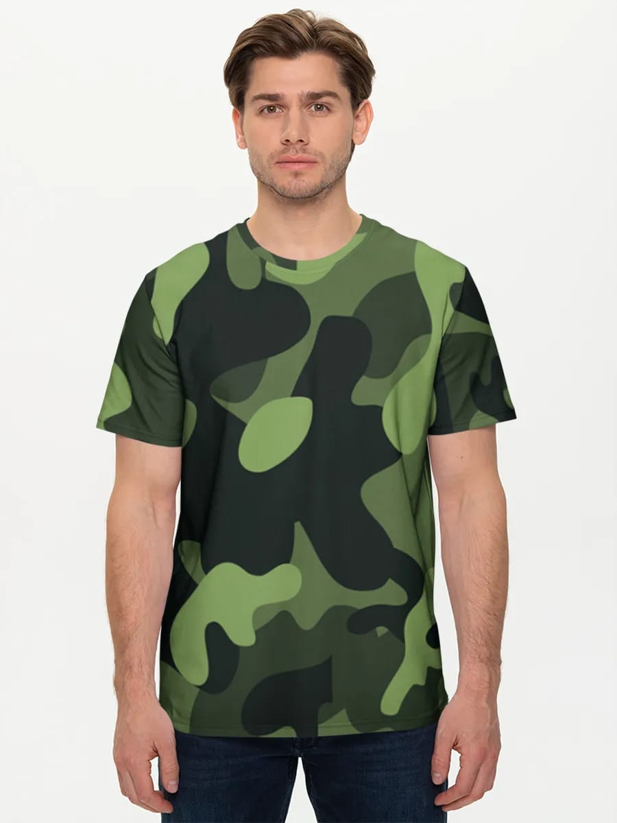 Green Camo Print