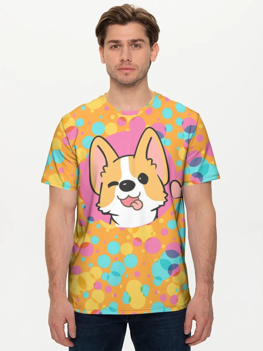 Niedlicher zwinkernder Corgi