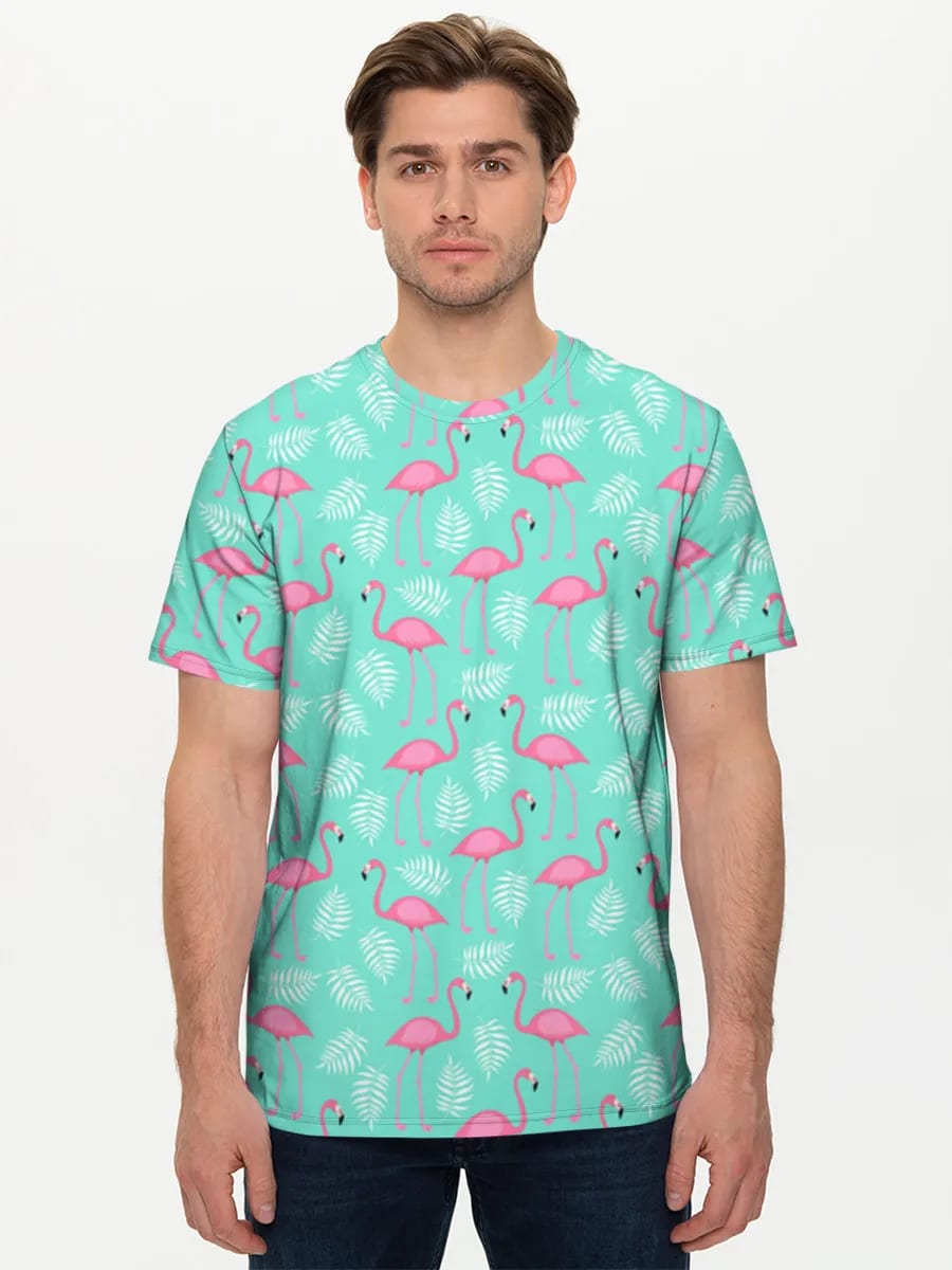 Tropical Pink Flamingos