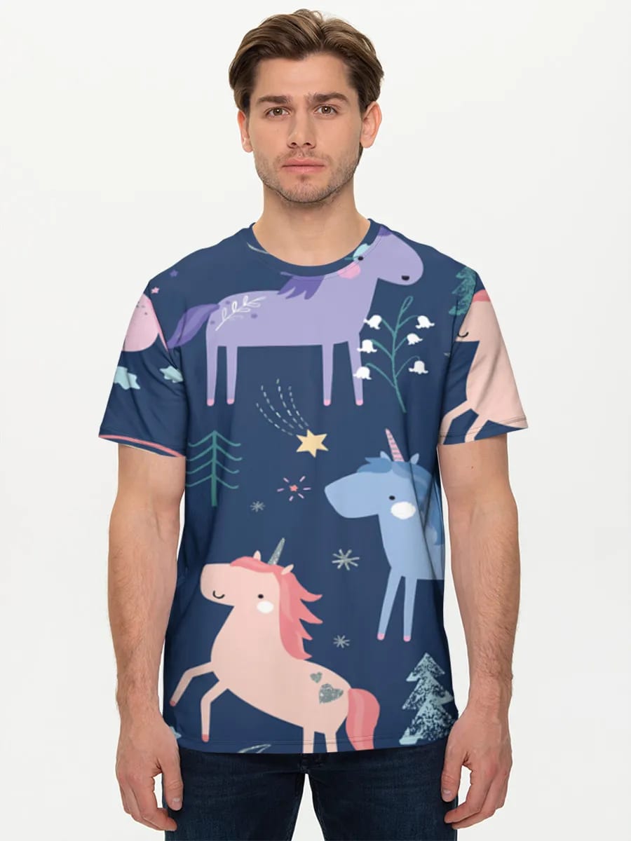 Whimsical Unicorn Rainbow Night