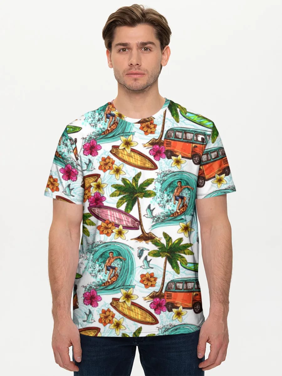 Viaje por carretera de surf tropical