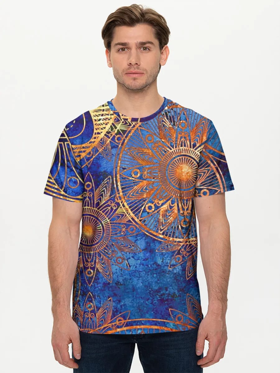 Blue Gold Mandalas